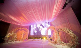 婚礼现场布置视频,浪漫布置瞬间回顾